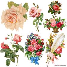 Схема вышивки «цветы»