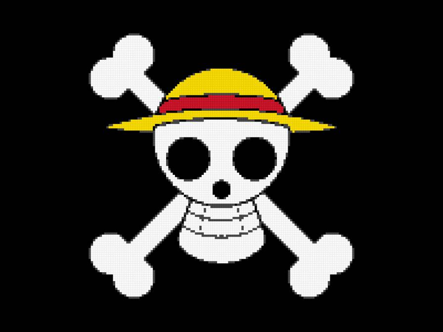 флаг мугивар - one piece, anime - предпросмотр