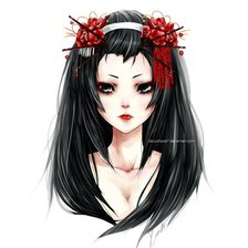 Схема вышивки «восточный образ»