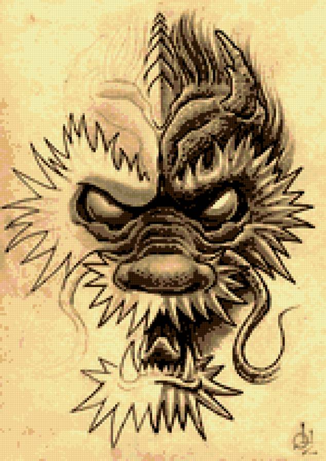 Дракон - дракон - предпросмотр