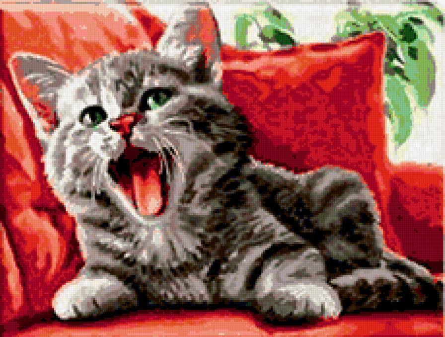 разбудили - кот, лапушка, милашка, котенок - предпросмотр