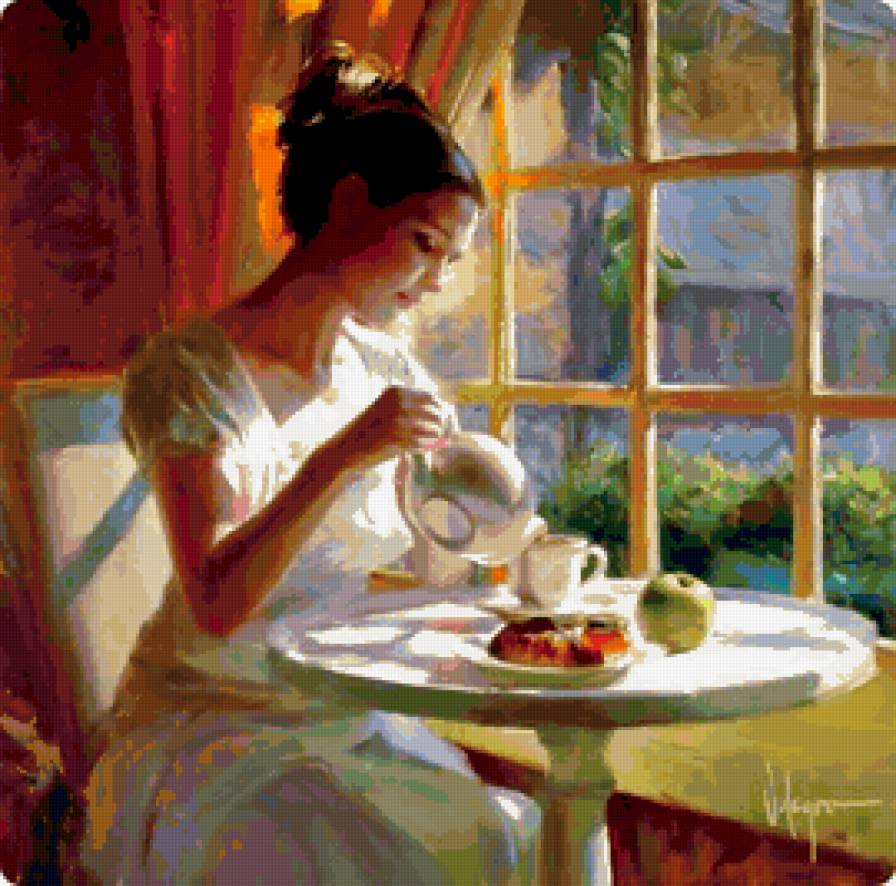 Утро - портрет, девушка - предпросмотр