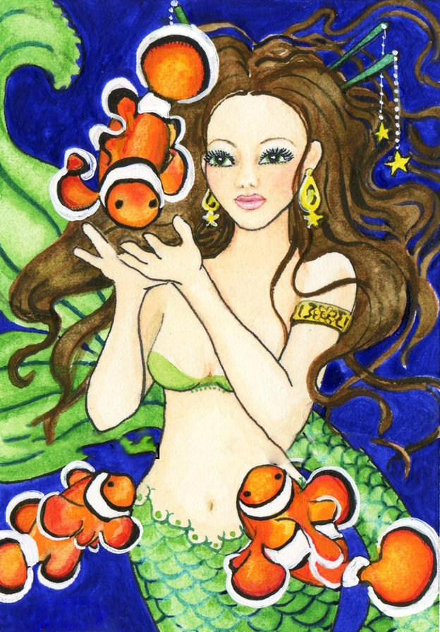 русалка - сказка, рыбы, русалки, мифология, русалочка, девушка, миф, образ - оригинал