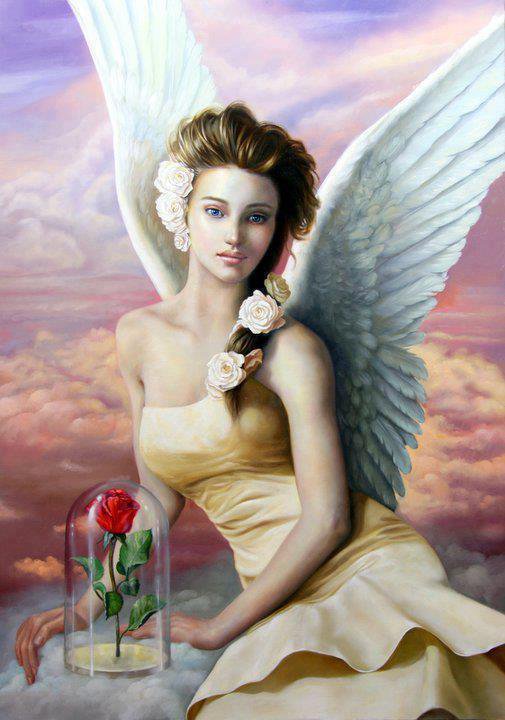 серия "ангелы" - ангел.роза - оригинал