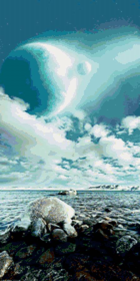 Море (фрагмент) - природа, море - предпросмотр