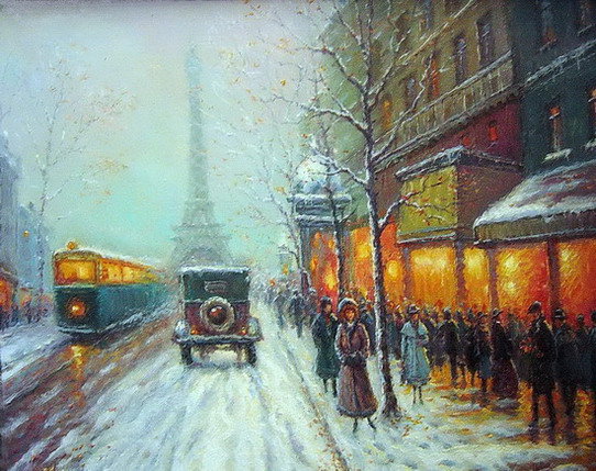 париж зимой - оригинал