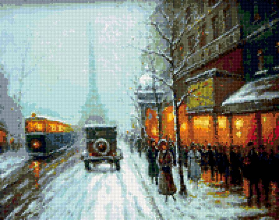 париж зимой - предпросмотр