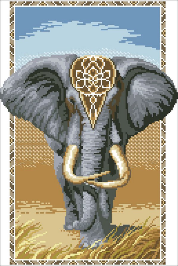 слон - бивни, слон, природа - оригинал