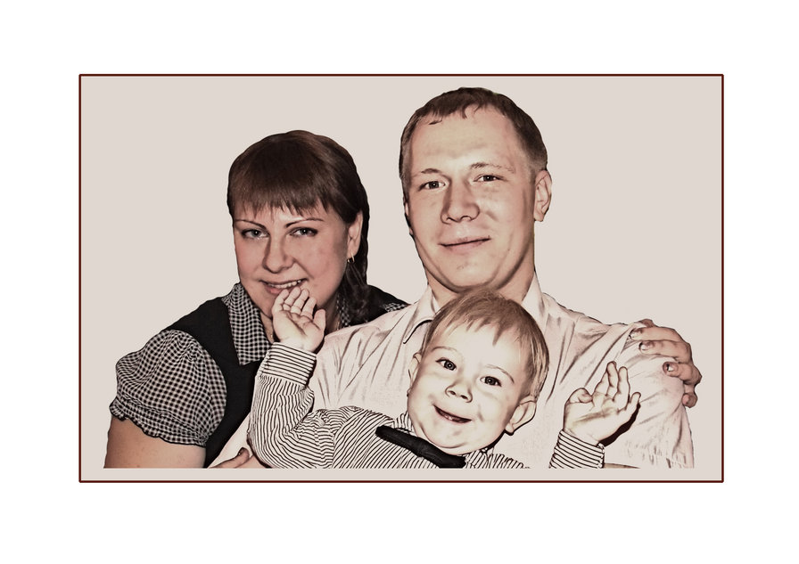 семейное фото - портрет - оригинал