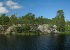 Схема вышивки «Река»