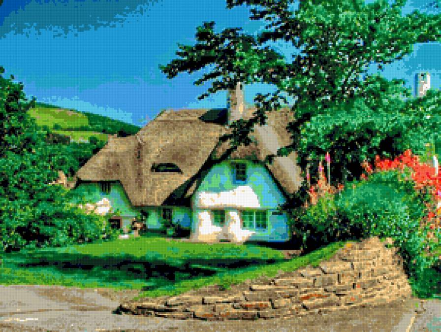 Английский домик - домик, англия - предпросмотр