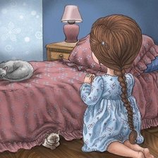 Схема вышивки «молитва»