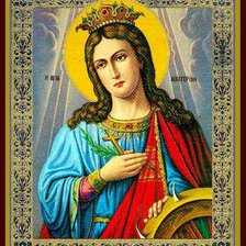 Схема вышивки «святая Екатерина»