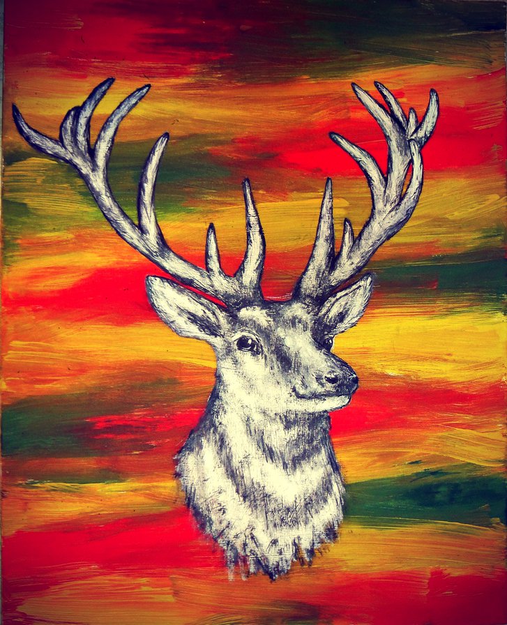 Олень - олень - оригинал