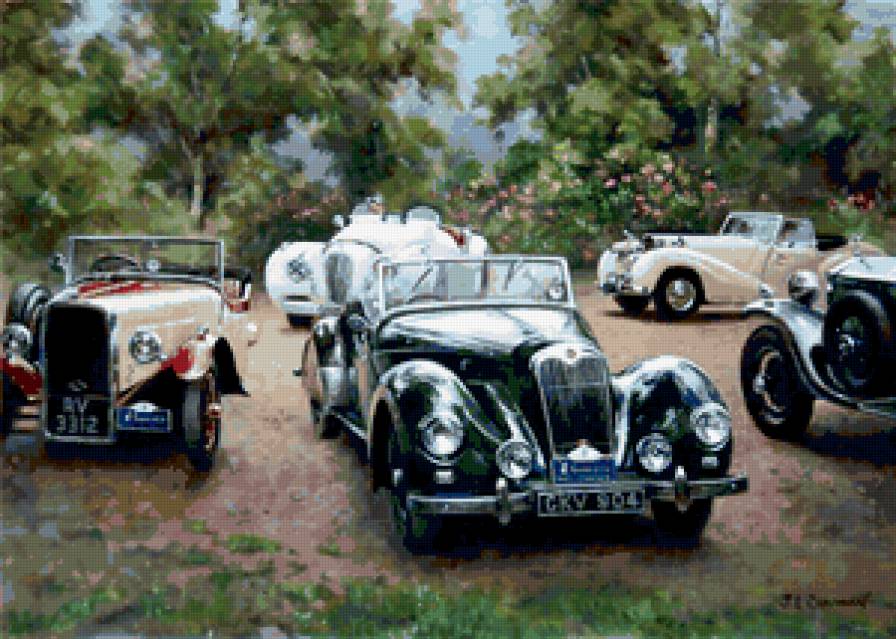 Ретро машины - предпросмотр