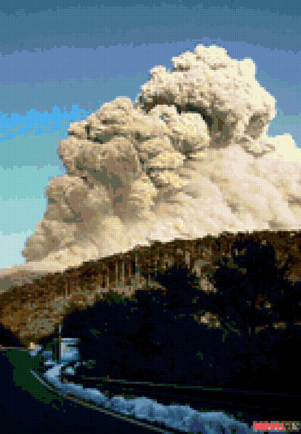 Извержение вулкана - предпросмотр