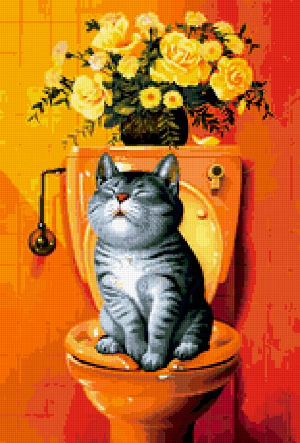 Для уюта))) - цветы, кот, для дома - предпросмотр
