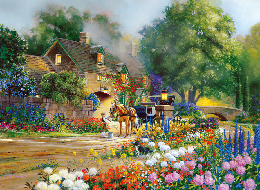 летний пейзаж - оригинал