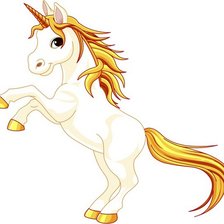 Схема вышивки «единорог»