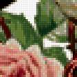 Предпросмотр схемы вышивки «розы и голуби» (№363993)