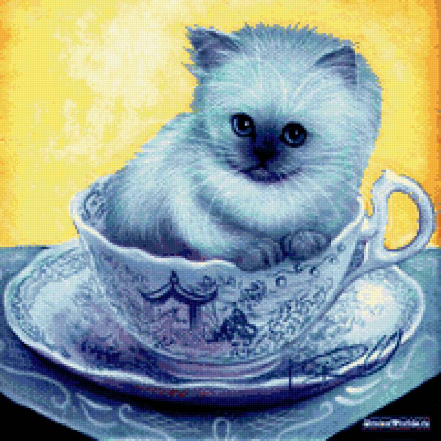 чайная серия - кухня кошки чай - предпросмотр