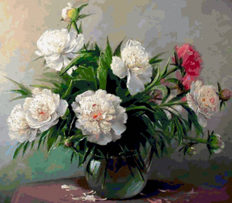 пионы - предпросмотр