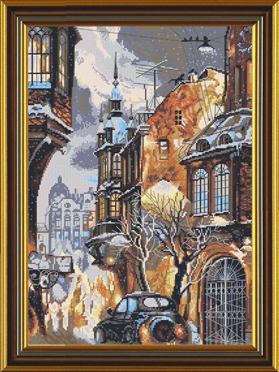 снег в городе - снег, город - оригинал