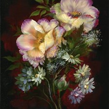 Схема вышивки «букет»