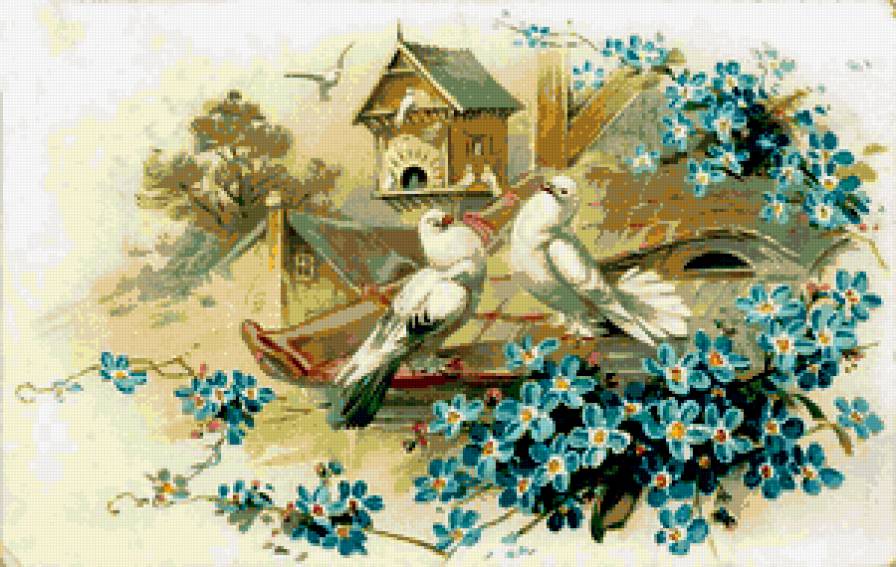 пара голубей - предпросмотр