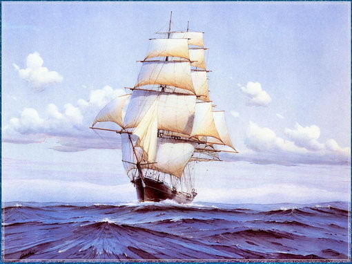 Корабль - море, корабль, вода - оригинал