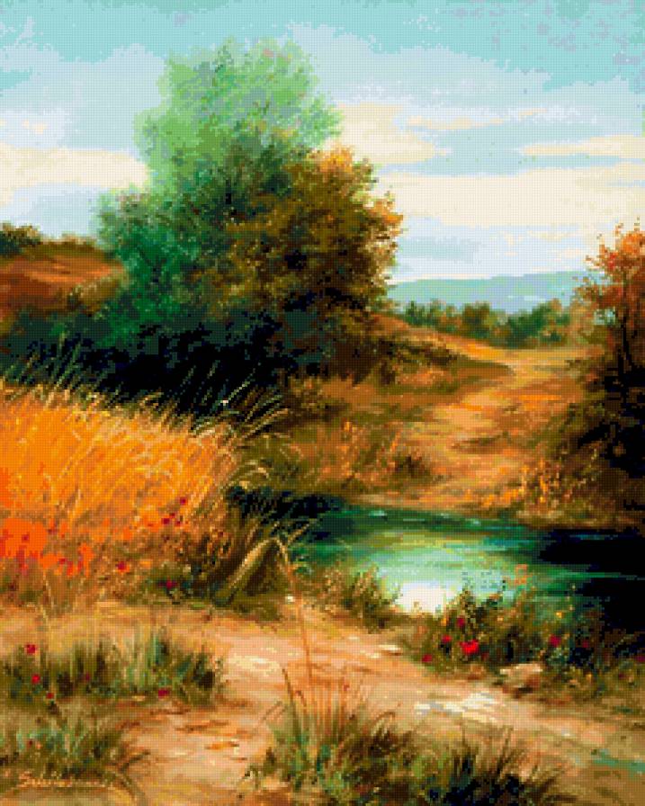 пейзаж - картина - предпросмотр