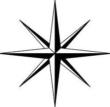 Схема вышивки «роза ветров»