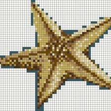 Оригинал схемы вышивки «морская звезда» (№365797)