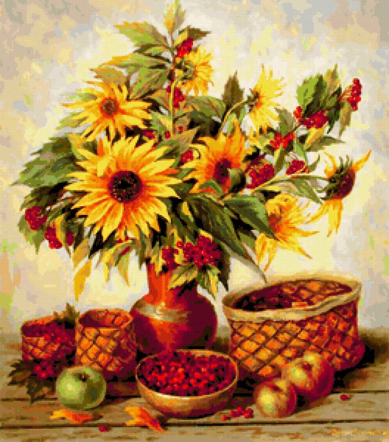 подсолнухи - предпросмотр