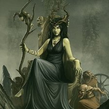 Схема вышивки «Ведьма»