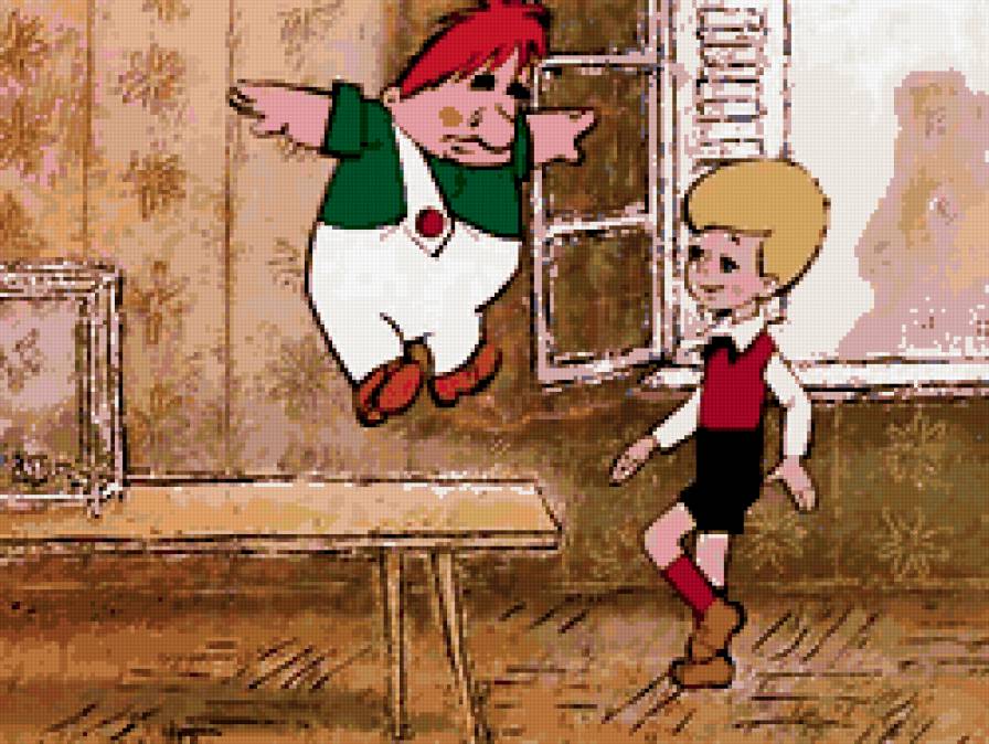 карлсон и малыш - мультфильм, сказка, окно, малыш, ребенок, детям, карлсон - предпросмотр