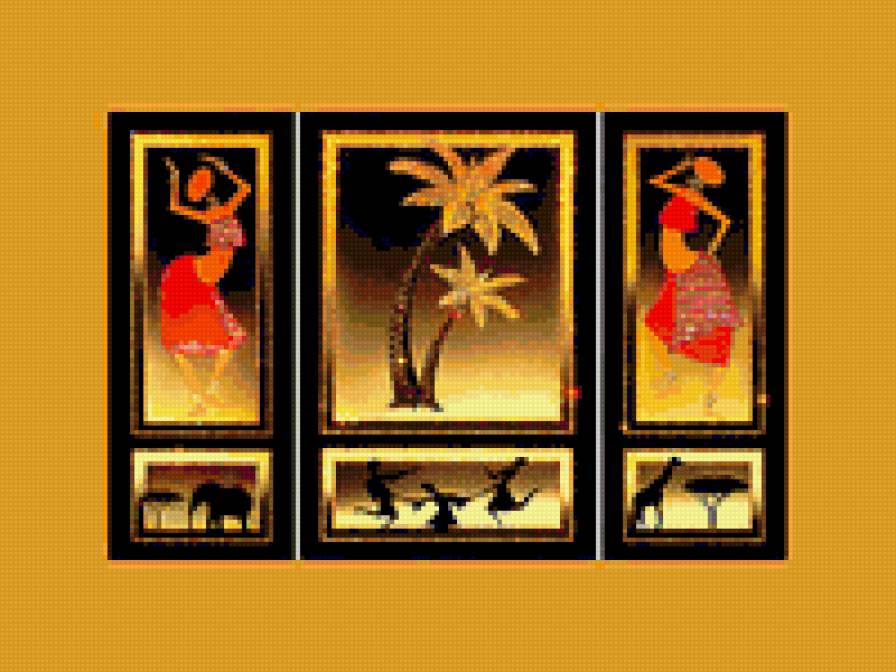 Африканские мотивы - предпросмотр