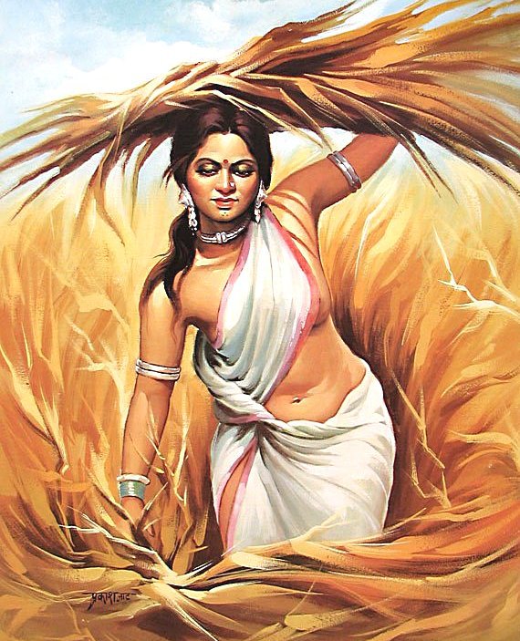 Индианка - восток, девушка - оригинал