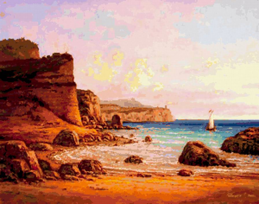 море - море, картина, пейзаж - предпросмотр