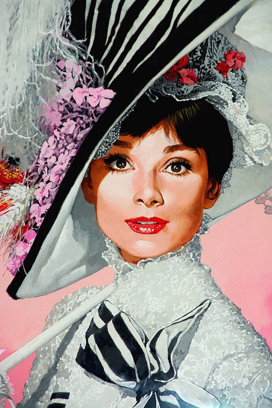 Одри Хепберн - портрет - оригинал