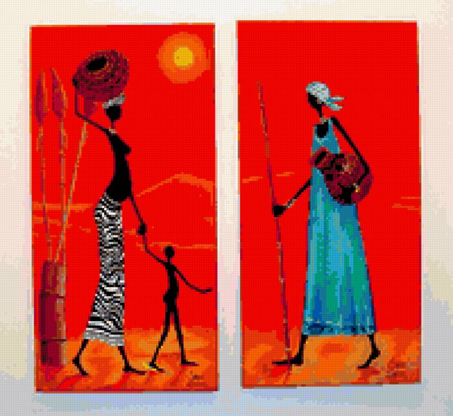 девушки - африка - предпросмотр