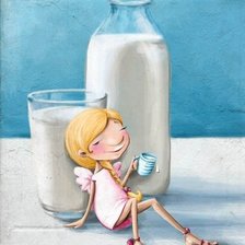 Схема вышивки «молоко»