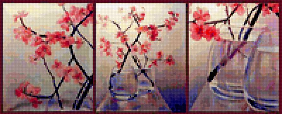 триптих-сакура - предпросмотр