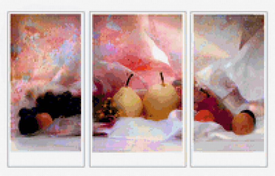 триптих-фрукты - предпросмотр