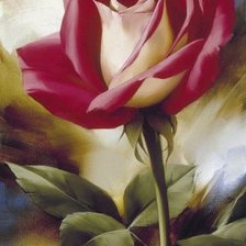 Схема вышивки «роза»