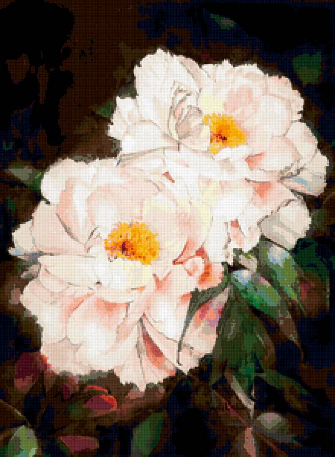 №367819 - живопись, цветы, букет, розы - предпросмотр