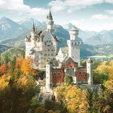 Схема вышивки «Замок»