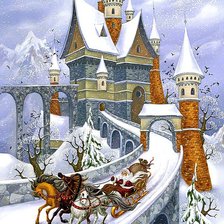 Схема вышивки «Замок»