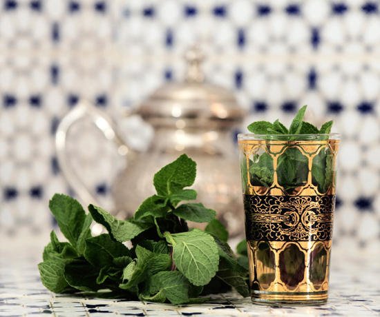 Мятный чай - мята, натюрморт, чай, марокко, чашка, восток - оригинал