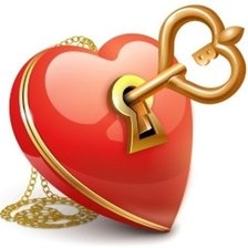 Схема вышивки «Ключик к сердцу»